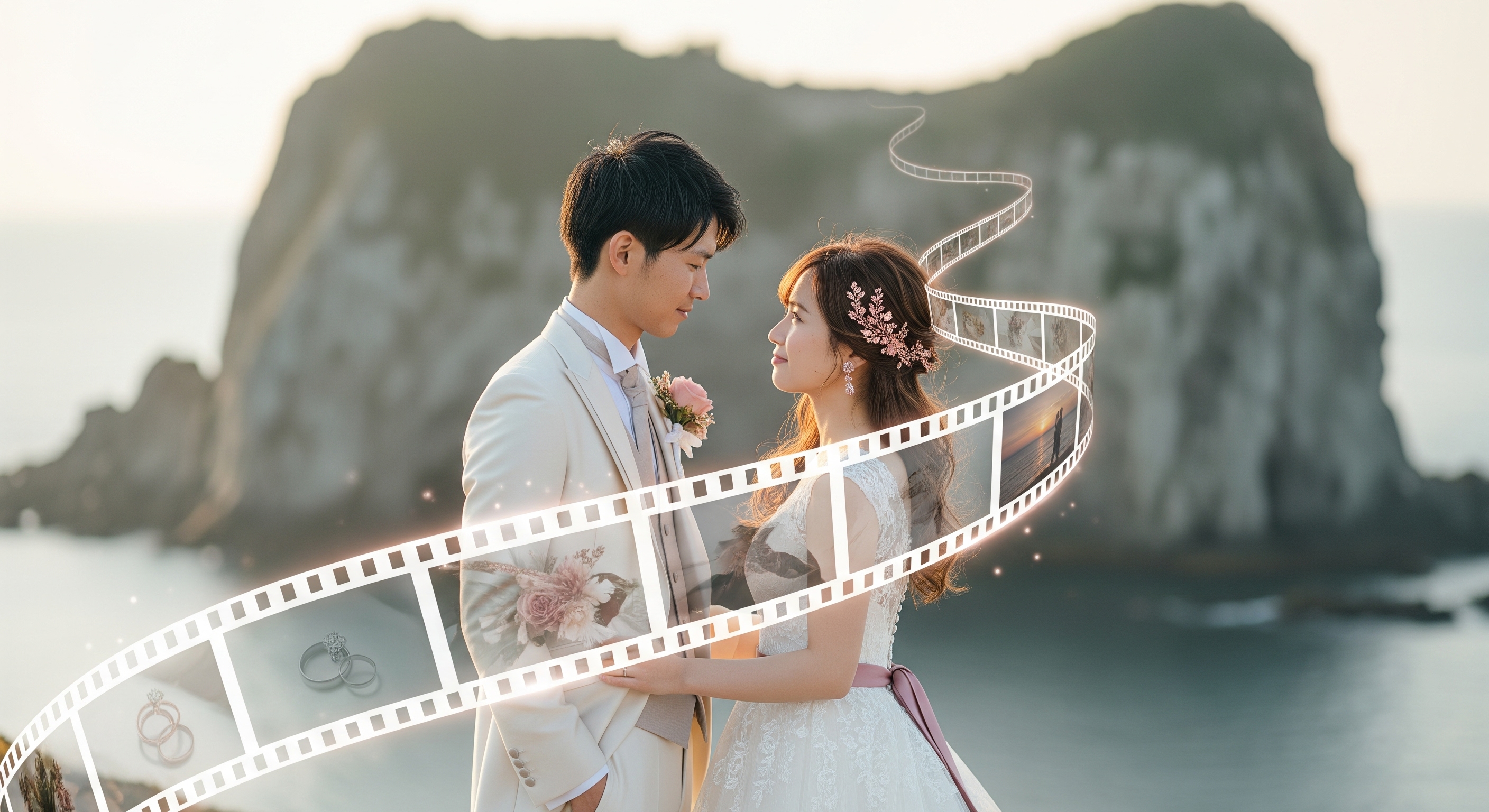まるフィルム 結婚式ムービー 新郎新婦の特別な一日